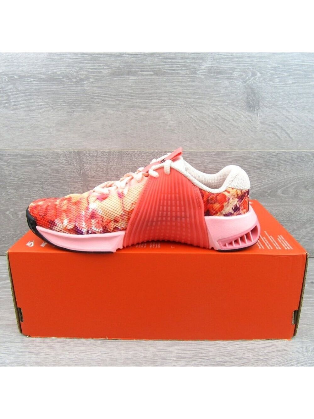 Nike Metcon 9 AMP Gym Training Shoes Womens Size 7.5 Coral Magic NEW - Picture 3 of 13